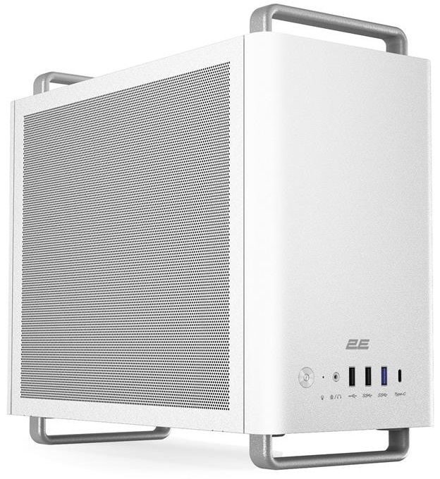 Корпус 2E Credo Mesh V300W-MH без БЖ, 2xUSB3.0, 1х USB 2.0, 1xUSB Type-C, 1x90мм, VGA 310мм, mATX, білий