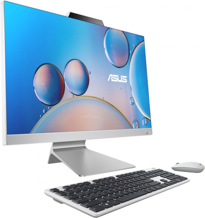 Комп'ютер персональний моноблок ASUS M3702WFAT-WPF0030 27" FHD AG Touch, AMD R5-7520U, 8GB, F1TB, UMA, WiFi, кл+м, Без ОС, білий