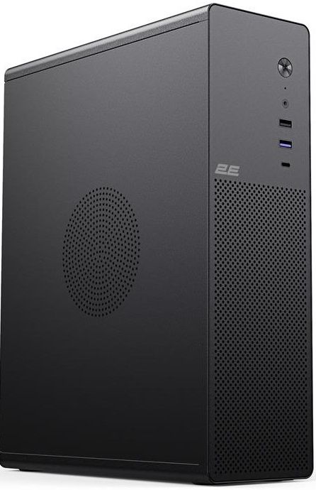 Корпус 2E Credo Slim V90B-400 з БЖ 2E ATX400, 1xUSB3.0, 1х USB 2.0, 1xUSB Type-C, 2x90мм, VGA 390мм, mATX, чорний