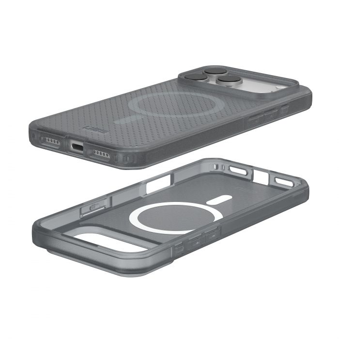 Чохол UAG для iPhone 17 Pro Max, Dot MagSafe, Ash