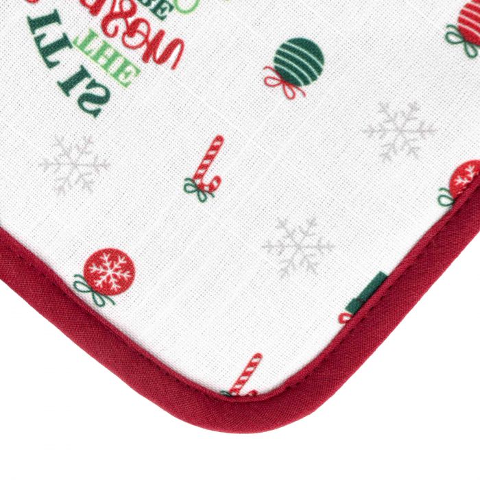 Прихватка Ardesto Christmas Tree 18х20см, 100% поліестер (верх), 100% бавовна (низ), зелений