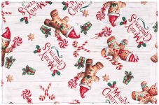 Серветка серв. Ardesto Christmas Gingerbread 30х45см, 100% поліестер, червоний