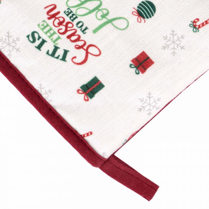 Набір прихваток для кухні Ardesto Christmas Tree 18х20см, 18х30см, 100% поліестер (верх), 100% бавовна (низ), зелений