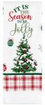 Набір рушничків для кухні Ardesto Christmas Tree 38х63см, 2шт, 100% бавовна, зелений