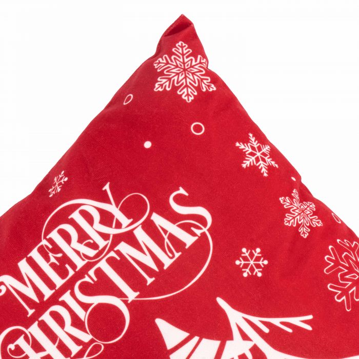 Подушка декор. Ardesto Christmas 45х45см, 100% поліестер, червоний
