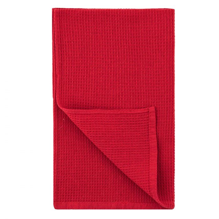 Подарунковий набір рушничків в мішечку Ardesto Christmas Santa 38х63см, 2шт, 100% бавовна, червоний, зелений