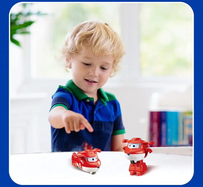 Ігрова фігурка-трансформер Super Wings Transform-a-Bots Джетт (Jett)