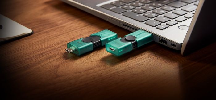 Накопичувач Kingston  256GB USB 3.2 Type-A + Type-C DT DuoG2