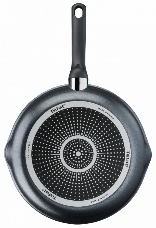 Сковорода з кришкою Tefal Day by Day, 20см, з кришкою, алюміній, бакеліт, скло, чорний