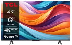 Телевізор 43" TCL QLED 4K 60Hz Smart Google TV Titan