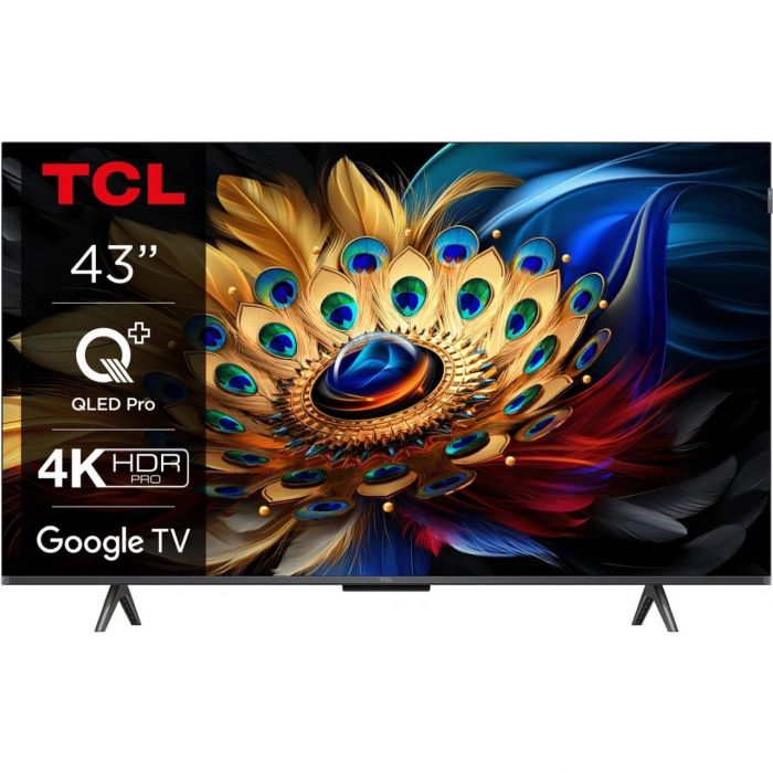 Телевізор 43" TCL QLED 4K 60Hz Smart Google TV Titan