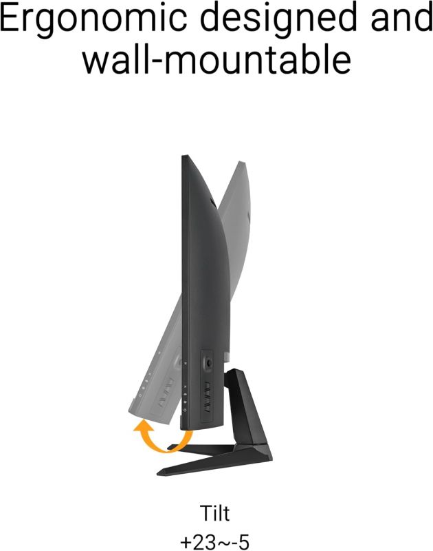 Монітор Asus 31.5" TUF Gaming VG32WQ3B 2xHDMI, DP, MM, VA, 2560x1440, 180Hz, 0.5ms, sRGB 120%, CURVED, AdaptiveSync, HDR10