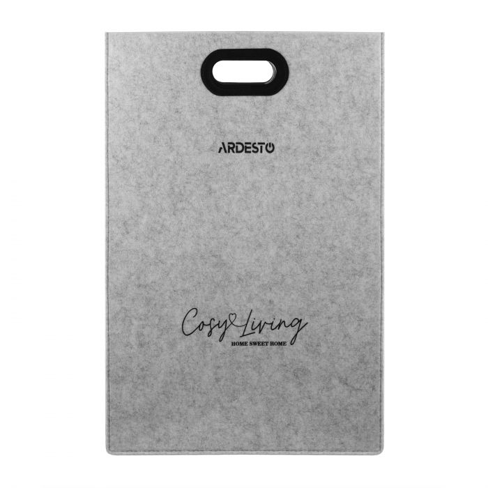 Кошик Ardesto Prestigio 40х30х60см, фетр, сірий