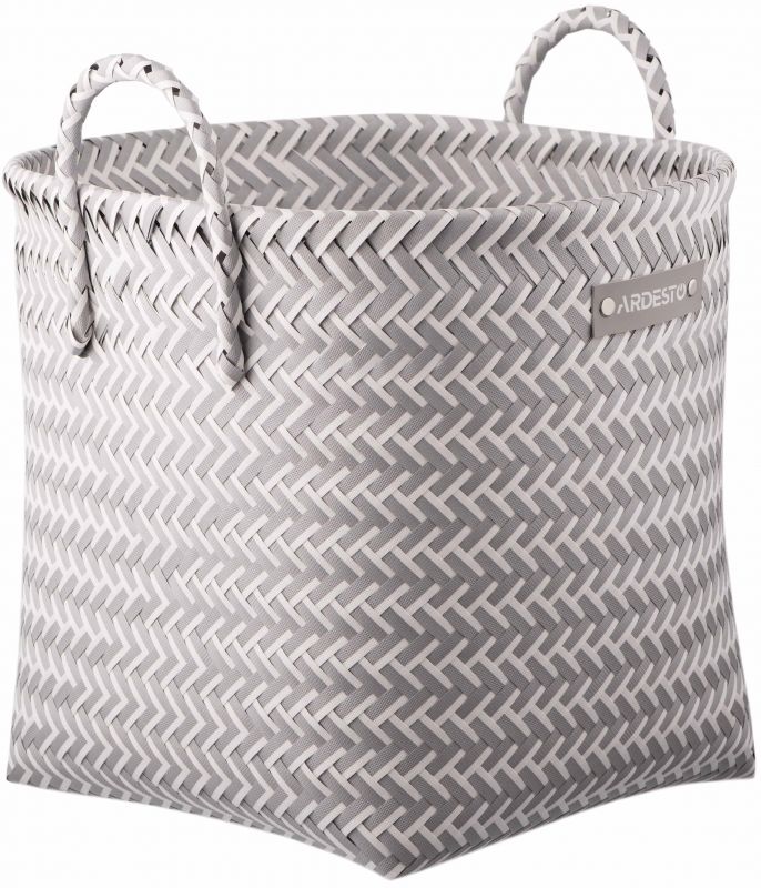 Кошик Ardesto Vigor 35х35х32см, поліпропілен, метал, сірий