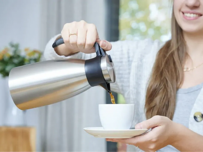 Термоглечик Tefal Soft Grip, 1.5л, нежавіюча сталь, пластик, чорний