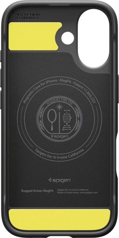 Чохол Spigen для iPhone 17, Rugged Armor MagFit, Matte Black