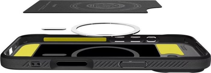 Чохол Spigen для iPhone 17, Rugged Armor MagFit, Matte Black