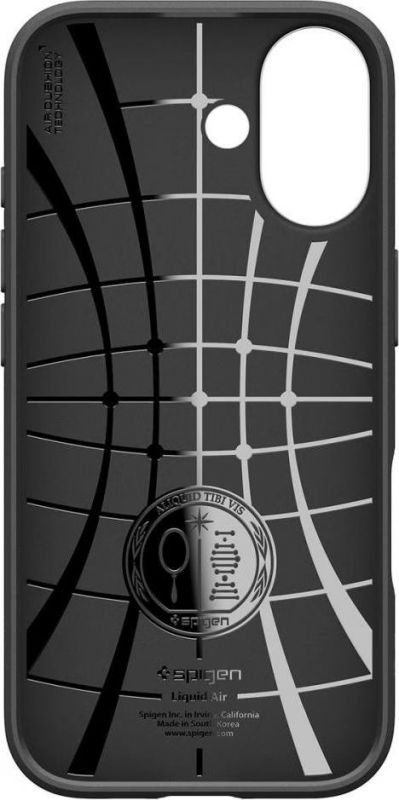 Чохол Spigen для iPhone 17, Liquid Air, Matte Black