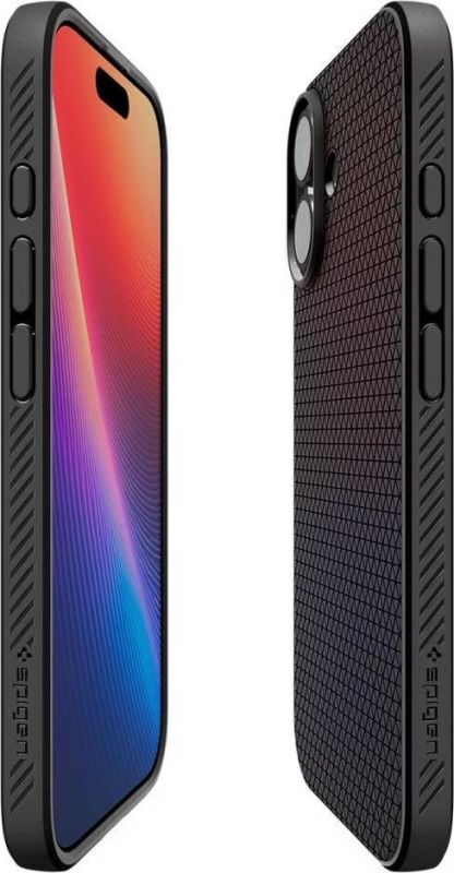 Чохол Spigen для iPhone 17, Liquid Air, Matte Black