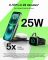 Зарядний пристрій бездротовий Belkin UltraCharge 2в1 Foldable Magnetic Charging 25Вт, чорний