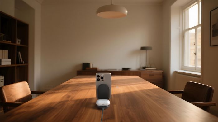 Зарядний пристрій бездротовий Belkin UltraCharge 2в1 Foldable Magnetic Charging 25Вт, чорний