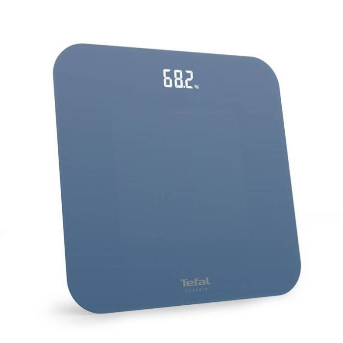 Ваги Tefal підлогові Classic, 180кг, AAAx3 в комплекті, скло, темно-синій