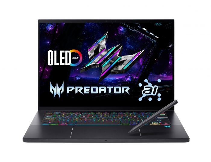 Ноутбук Acer Predator Triton 14 PT14-52T 14.5" 2.8K OLED Touch, Intel U9-288V, 32GB, F2TB, NVD5070-8, Win11P, чорний