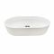 Раковина, умивальник Adamant BESTE NEW, штучний камінь, овальна, без отвору для змішувача та переливу, 540x350x11мм, накладний, білий