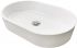 Раковина, умивальник Adamant BESTE NEW, штучний камінь, овальна, без отвору для змішувача та переливу, 540x350x11мм, накладний, білий