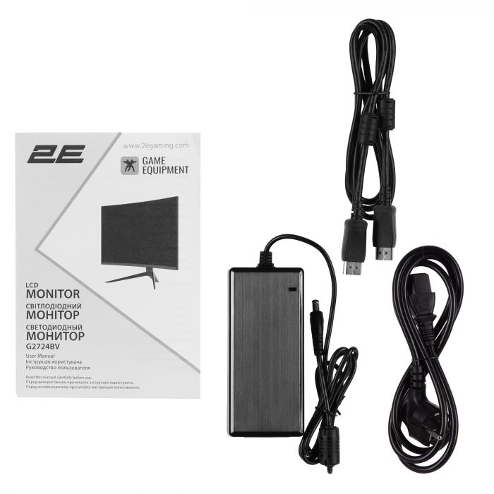 Монітор 2E GAMING 27" G2725BV HDMI, DP, VA, 2560x1440, 180Hz, 1ms, CURVED, FreeSync