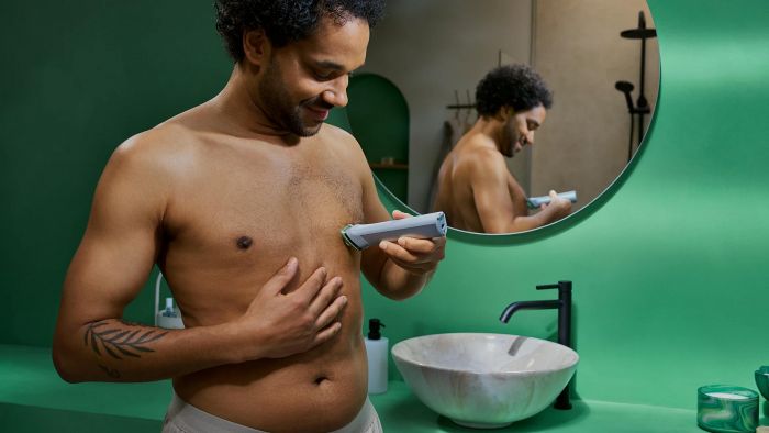 Тример Philips Series 5000, для бороди, голови та тіла, насадок-11, сталь, сірий