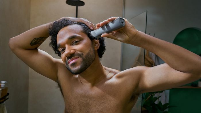 Тример Philips Series 5000, для бороди, голови та тіла, насадок-11, сталь, сірий