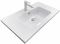 Раковина, умивальник Adamant FLATE, штучний камінь, прямокут., з отвором для змішувача, з отвором для переливу, 800х450х140мм, накладний, білий