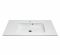 Раковина, умивальник Adamant FRATE, штучний камінь, прямокут., з отвором для змішувача, з отвором для переливу, 995x450x1525мм, накладний, білий