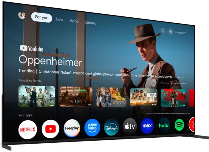 Телевізор 55" Sony OLED 4K 120Hz Smart GoogleTV Black