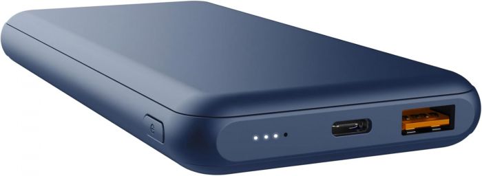 Акумулятор портативний літій-іонний power bank Trust Redoh, 10000мА·год, USB-A/2хUSB-C, 18W, QC 3.0, PD, синій