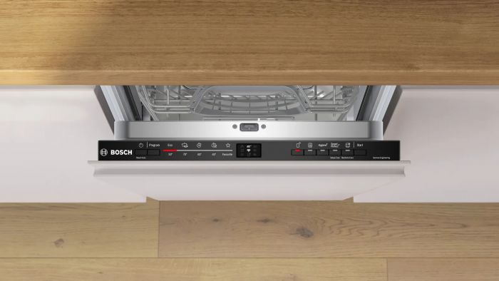 Посудомийна машина Bosch вбудована, 10компл., A++, 45см, дисплей, 3й кошик, білий