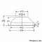 Витяжка Bosch вбудована, 53см, 302м.куб/год, нерж