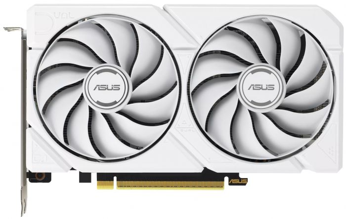 Вiдеокарта ASUS Radeon RX 9060 XT 16GB GDDR6 OC DUAL-RX9060XT-16G-WHITE білий