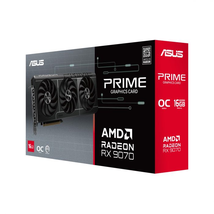 Вiдеокарта ASUS Radeon RX 9070 16GB GDDR6 OC PRIME-RX9070-O16G-EVO