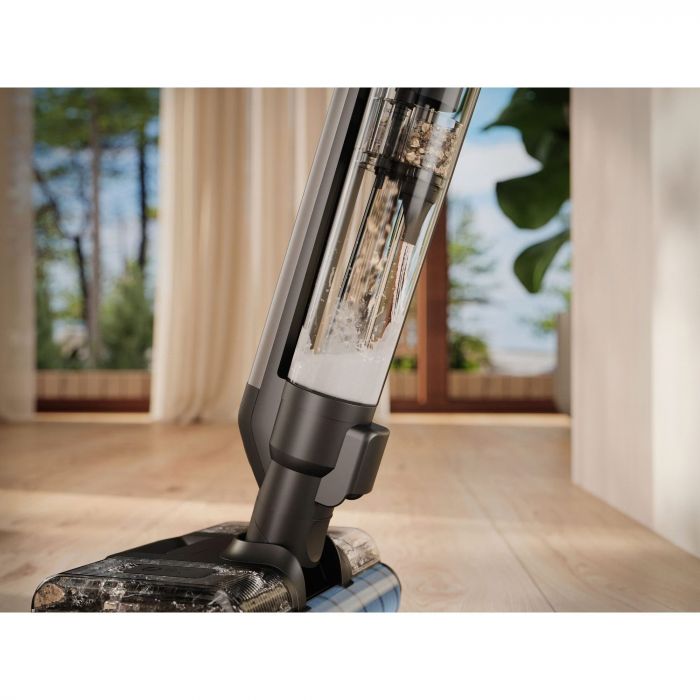 Пилосос Electrolux бездротовий, вологе прибирання, конт пил -0.57л, вода -0.65л, автон. робота до 80хв, вага-7.09кг, 2в1, синій