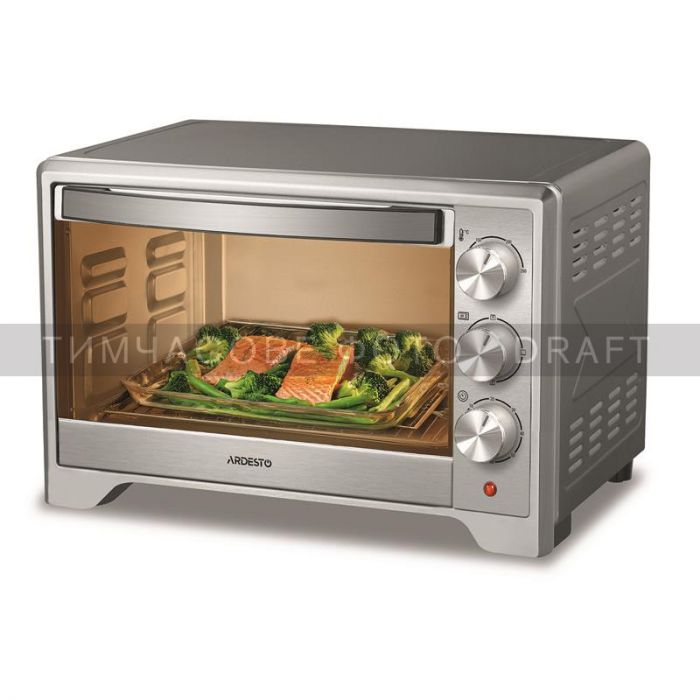 Піч електрична ARDESTO, 33л, 1627Вт, механіч., конвекція, сірий