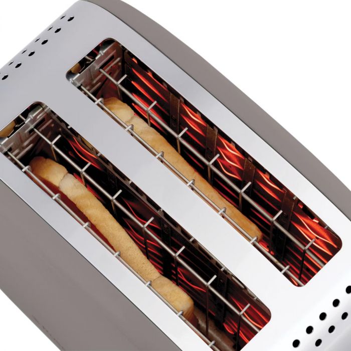 Тостер  Russell Hobbs 1671Вт, нержав., підігрів, моко