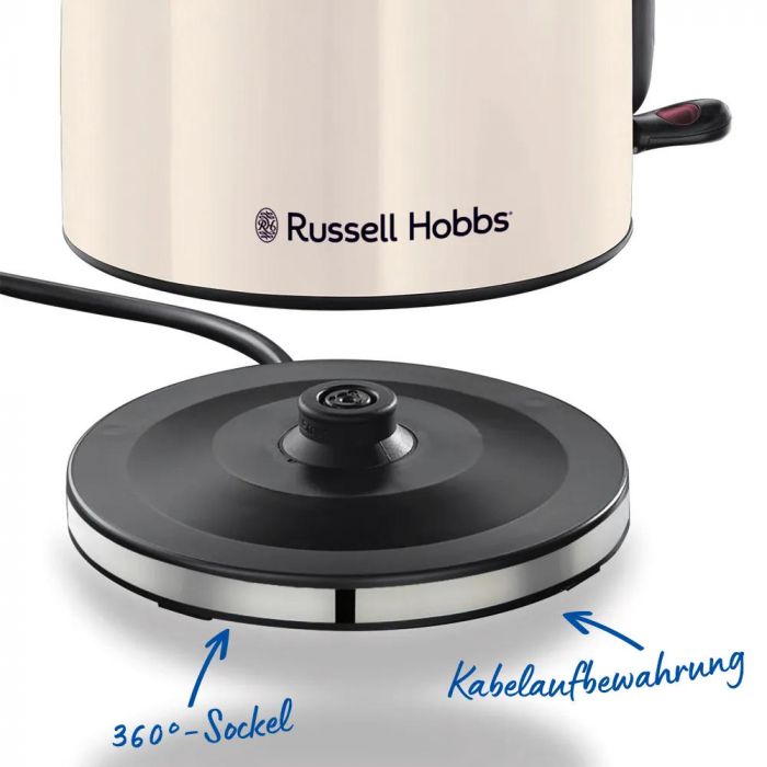 Електрочайник Russell Hobbs, 1.7л, метал, жасмін