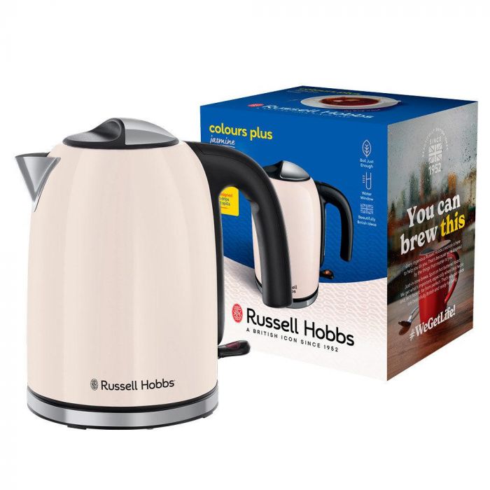 Електрочайник Russell Hobbs, 1.7л, метал, жасмін