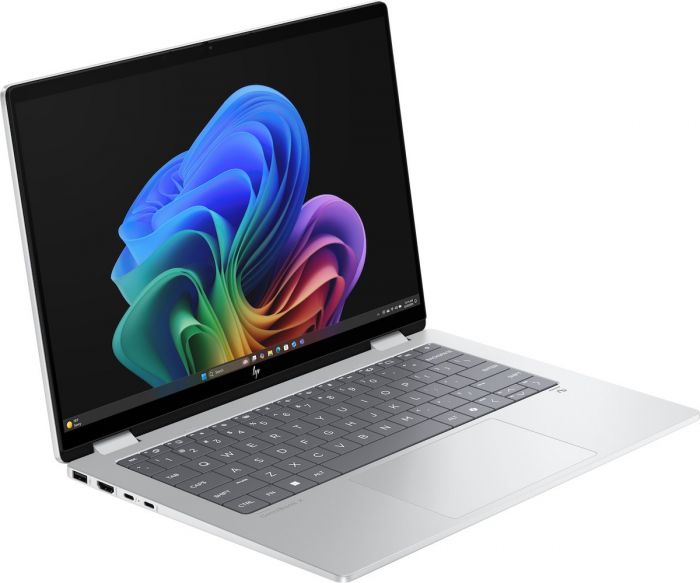 Ноутбук HP OmniBook X Flip x360 14-fm0008ua 14" WUXGA IPS Touch, Intel U5-226V, 16GB, F512GB, UMA, Win11, сріблястий