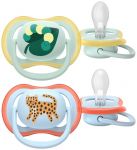 Пустушка  Avent  Ultra Air, 0-6 міс. 2 шт, дизайн для хлопчиків.