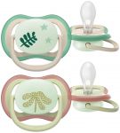 Пустушка  Avent  Ultra Air Нічна, 6-18 міс., 2шт, нейтральний дизайн.