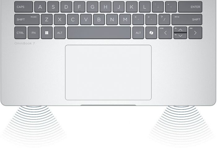 Ноутбук HP OmniBook 7 14-fs0002ua 14" WUXGA IPS AG, Intel 5-210H, 16GB, F512GB, UMA, Win11P, сріблястий