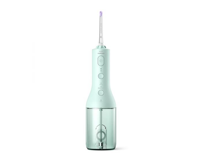 Іригатор Philips портативний Sonicare Cordless Power Flosser 3000, чохол, 2 насадки, м'ятний